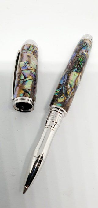 Stylo roller nacre abalone