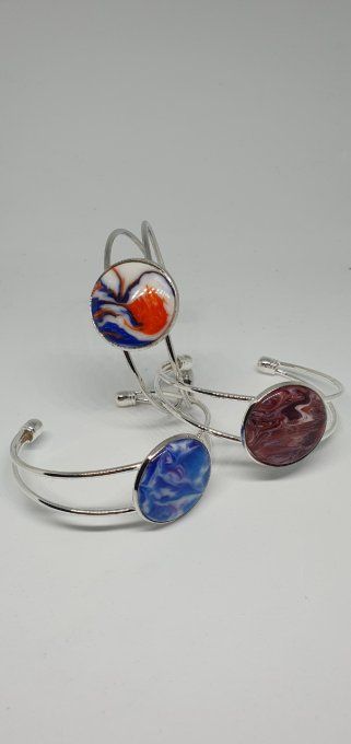Bracelets fil chromé 