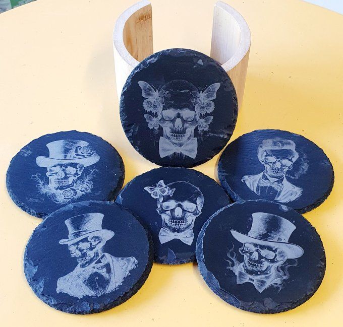 Sous verres ardoise