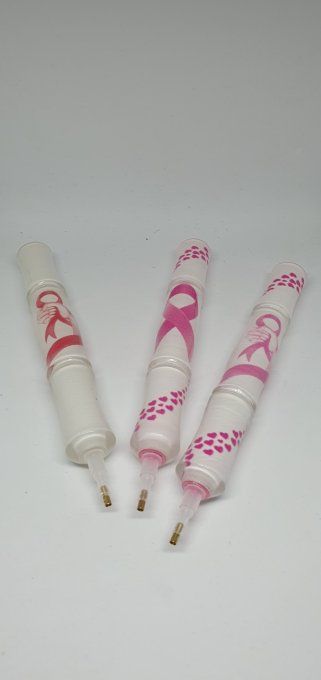 Stylo peinture diamant Ruban Rose