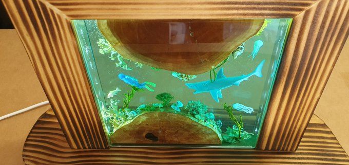 Lampe mini aquarium sans entretien 