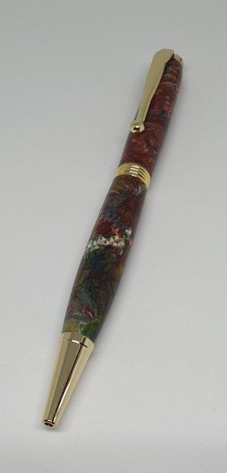 Stylo hybrid multicolore chardons