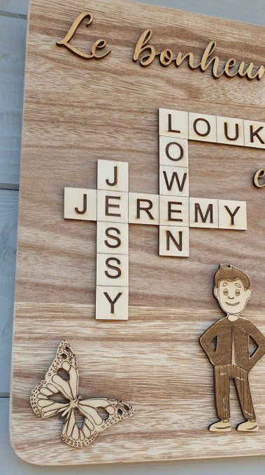 Tableau famille scrabble