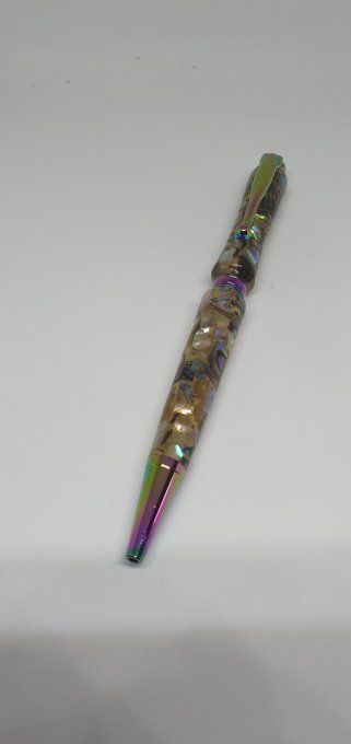Stylo bille nacre abalone #2