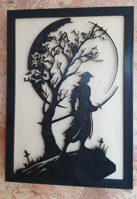 Cadre "Samouraï" 20x30