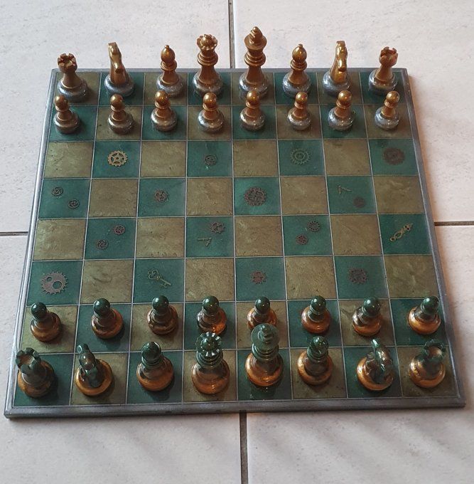Jeu d'échecs steampunk 1