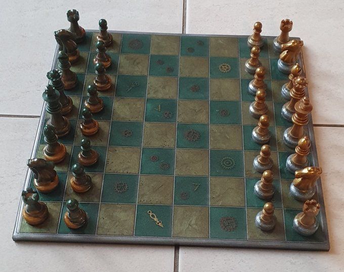 Jeu d'échecs steampunk 1