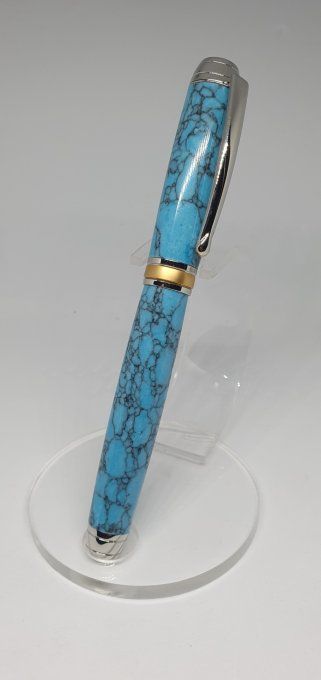 Stylo turquoise 