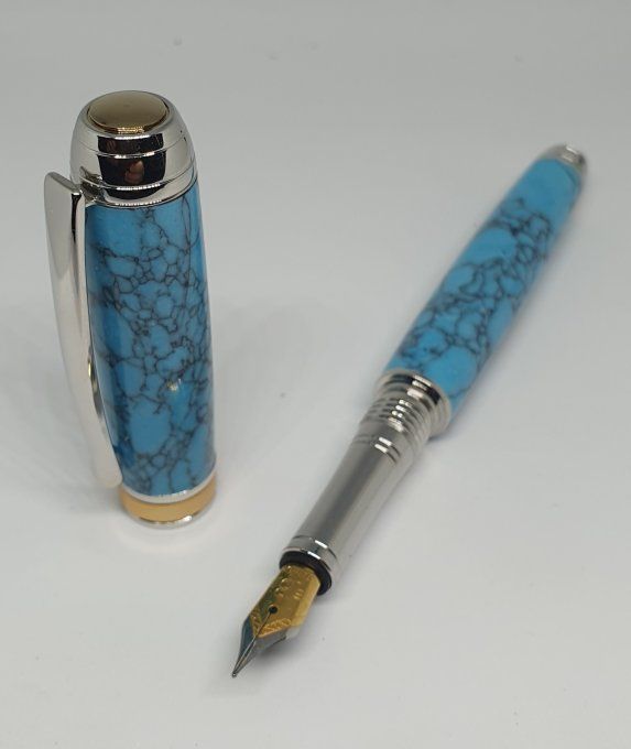 Stylo turquoise 