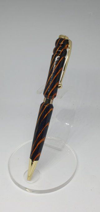 Stylo lamellé collé couleur