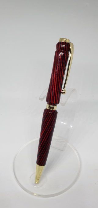 Stylo lamellé collé couleur