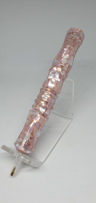 Stylet peinture diamant nacre rose