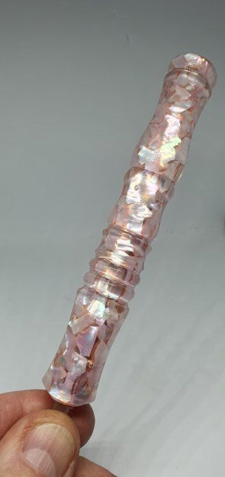 Stylet peinture diamant nacre rose