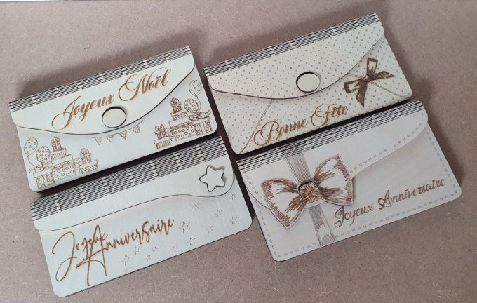 Pochettes cadeau personnalisées 