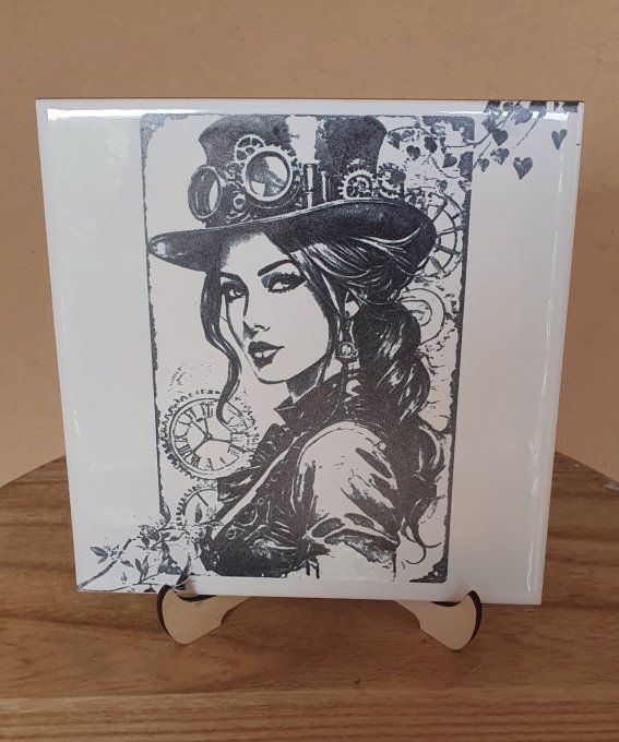 Gravure sur carrelage TIO2