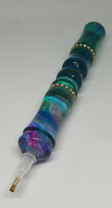 Stylo diamond painting "aurore boréale"
