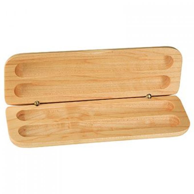 Coffret bois 2 stylos
