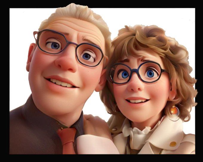 Cadre découpé "Cartoon"