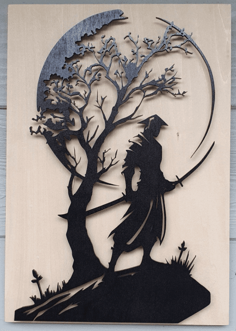 Cadre "Samouraï" 20x30