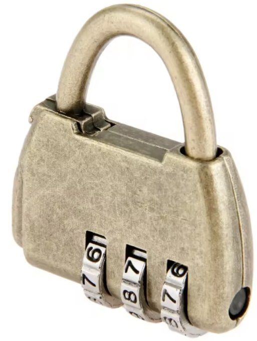 Cadenas vintage à code