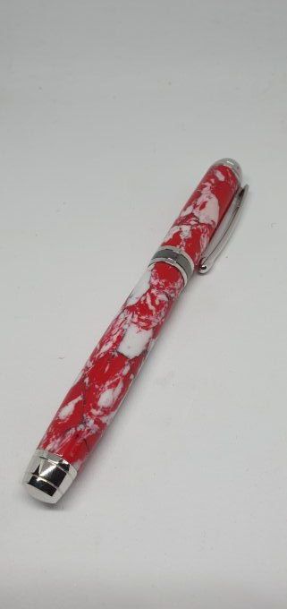 Stylo Jaspe rouge