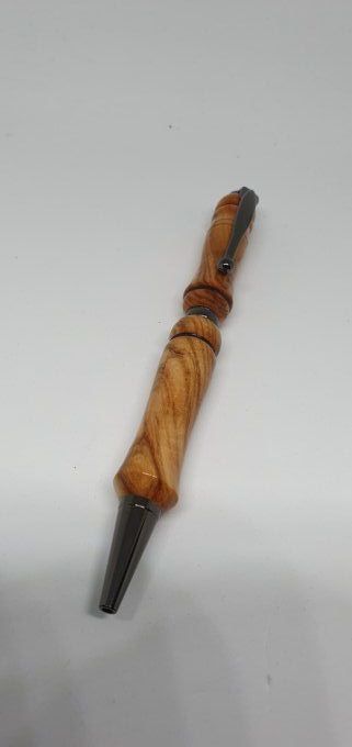 Stylo bois Olivier sculté