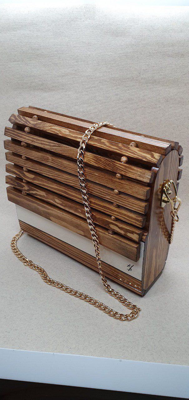 Sac à main bois cheap