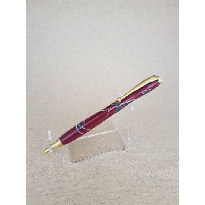 Stylo acrylique bordeau
